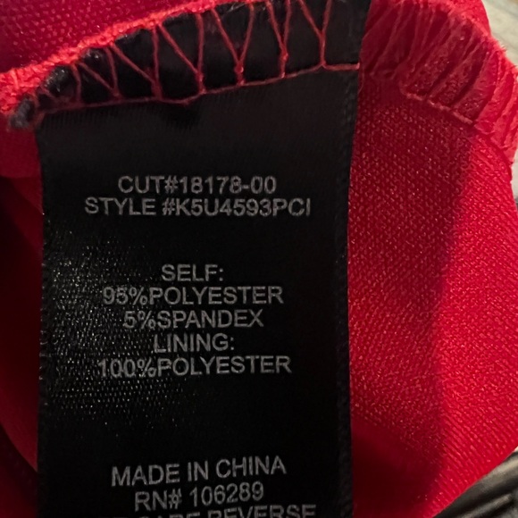 Trixxi XL Strapless Red Sweetheart Jumpsuit - Picture 3 of 3